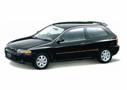 Ворсовые коврики на Mazda Familia (BH) 1994 - 1999 в Барнауле