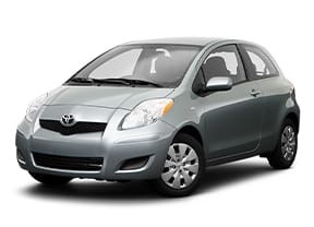 Ворсовые коврики на Toyota Yaris II 2005 - 2011 в Барнауле