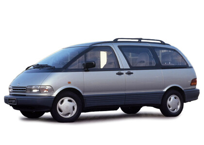 Ворсовые коврики на Toyota Previa (XR10, XR20) 1990 - 2000 в Барнауле