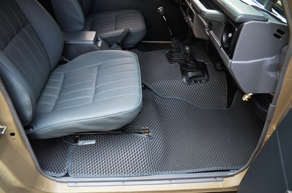 Ворсовые коврики на Toyota Land Cruiser 70 2006 - 2025 в Барнауле