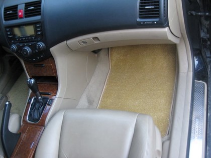 Ворсовые коврики на Honda Accord VII 2002 - 2008 в Барнауле