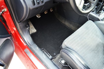 Ворсовые коврики на Mitsubishi Lancer X 2007 - 2017 в Барнауле