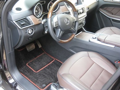 Ворсовые коврики на Mercedes ML (W166) 2011 - 2015 в Барнауле
