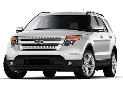 Ворсовые коврики на Ford Explorer V 2010 - 2019 в Барнауле