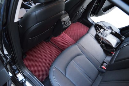 Ворсовые коврики на Hyundai Sonata 7 (LF) 2014 - 2019 в Барнауле