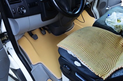 Ворсовые коврики на Volkswagen Crafter I 2006 - 2017 в Барнауле
