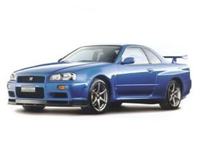 Ворсовые коврики на Nissan Skyline (R34) 1998 - 2001 в Барнауле