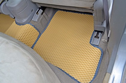 Ворсовые коврики на Nissan March (K12) 2002 - 2010 в Барнауле