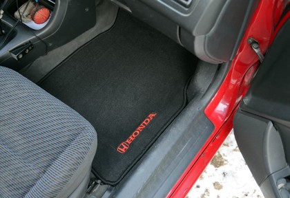 Ворсовые коврики на Honda Civic VI 2d 1995 - 2000 в Барнауле