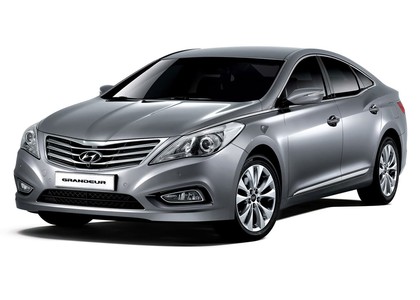 Ворсовые коврики на Hyundai Grandeur V 2011 - 2016 в Барнауле