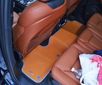 Ворсовые коврики на Audi Q7 II 2015 - 2025 в Барнауле