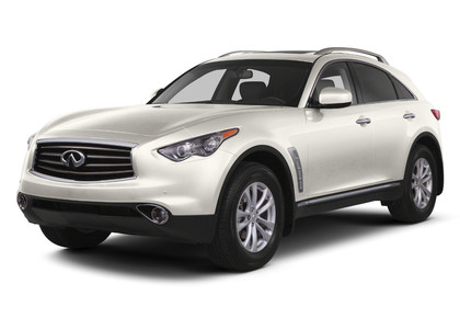 Ворсовые коврики на Infiniti FX II 2009 - 2014 в Барнауле