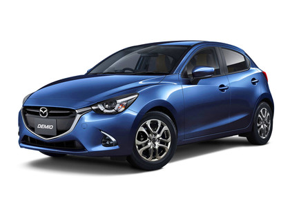 Ворсовые коврики на Mazda Demio IV (DJ) 2014 - 2025 в Барнауле