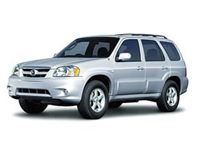 Ворсовые коврики на Mazda Tribute 2000 - 2007 в Барнауле