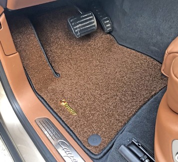 Ворсовые коврики на Porsche Cayenne II 2010 - 2018 в Барнауле
