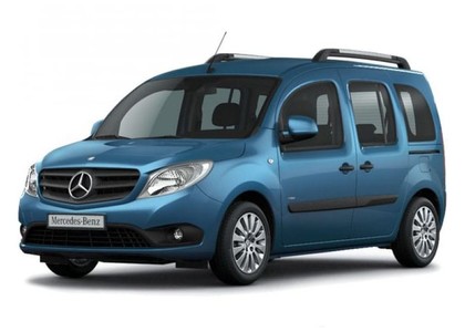 Ворсовые коврики на Mercedes Citan (W415) 2012 - 2020 в Барнауле