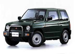 Ворсовые коврики на Mitsubishi Pajero Mini I 1994 - 1998 в Барнауле
