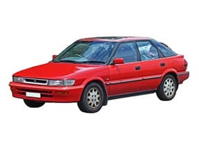 Ворсовые коврики на Toyota Corolla (E9) 1987 - 1993 в Барнауле