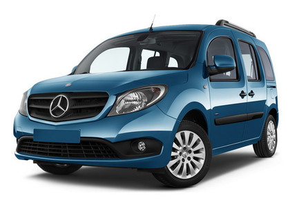 Ворсовые коврики на Mercedes Citan (W415) 2012 - 2020 в Барнауле