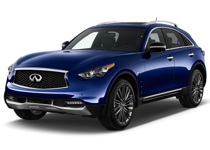 Ворсовые коврики на Infiniti QX70 2013 - 2019 в Барнауле