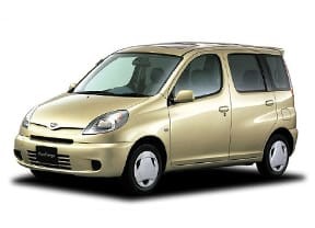 Ворсовые коврики на Toyota Yaris Verso 1999 - 2006 в Барнауле