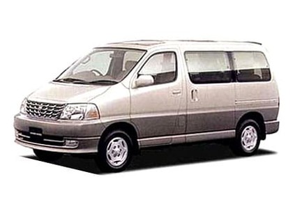 Ворсовые коврики на Toyota Grand Hiace 1999 - 2002 в Барнауле