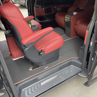 Ворсовые коврики на Mercedes V-класс (W447) 2014 - 2025 в Барнауле