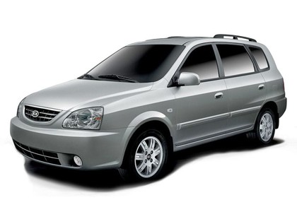 Ворсовые коврики на KIA Carens I 1999 - 2006 в Барнауле