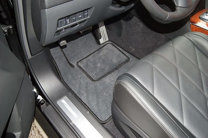 Ворсовые коврики на Infiniti QX70 2013 - 2019 в Барнауле