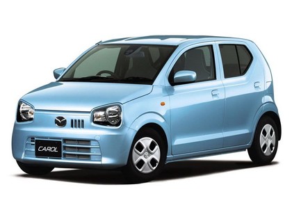 Ворсовые коврики на Mazda Carol VII 2015 - 2021 в Барнауле