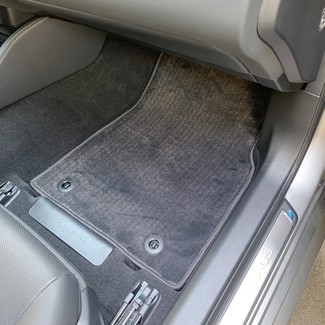 Ворсовые коврики на Lexus ES VII 2018 - 2025 в Барнауле