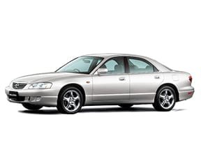 Ворсовые коврики на Mazda Eunos 800 1993 - 2003 в Барнауле