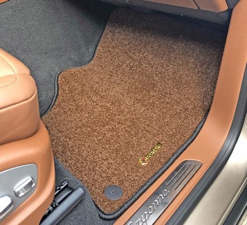 Ворсовые коврики на Porsche Cayenne II 2010 - 2018 в Барнауле