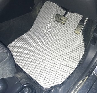 Ворсовые коврики на Honda Fit III 2013 - 2020 в Барнауле